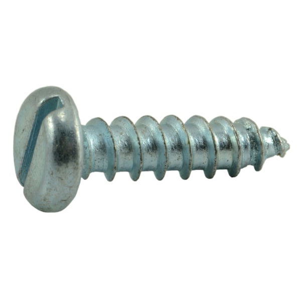 Midwest Fastener Sheet Metal Screw, #8 x 5/8 in, Zinc Plated Steel Pan Head Slotted Drive, 75 PK 62087 - main